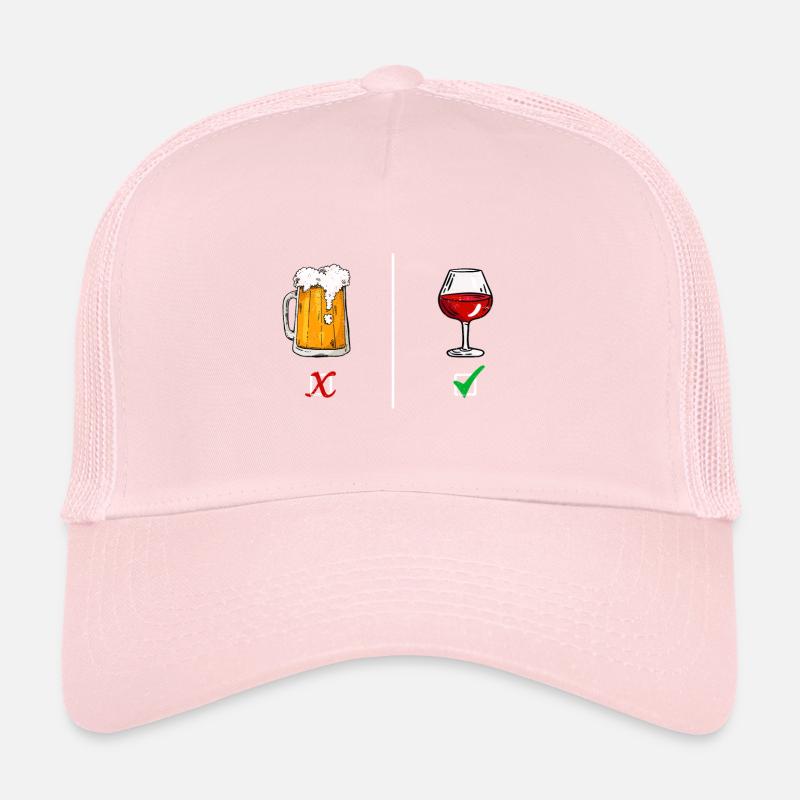 Wine rather than beer Trucker Cap