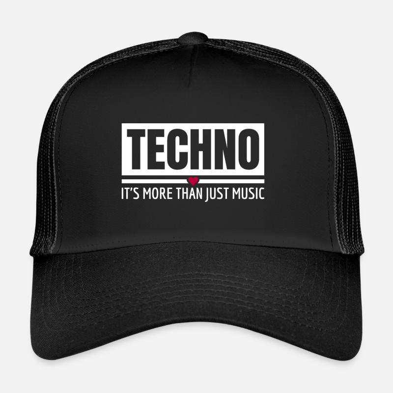Techno It's More Than Just Music Techno Outfit Trucker Cap
