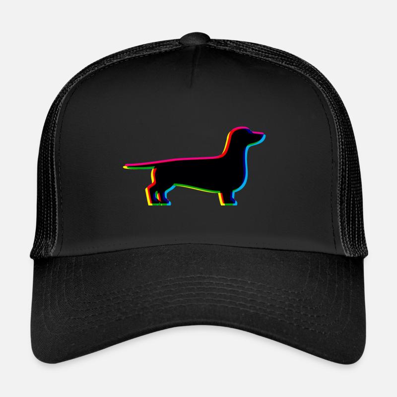 CMYK Dachshund Trucker Cap