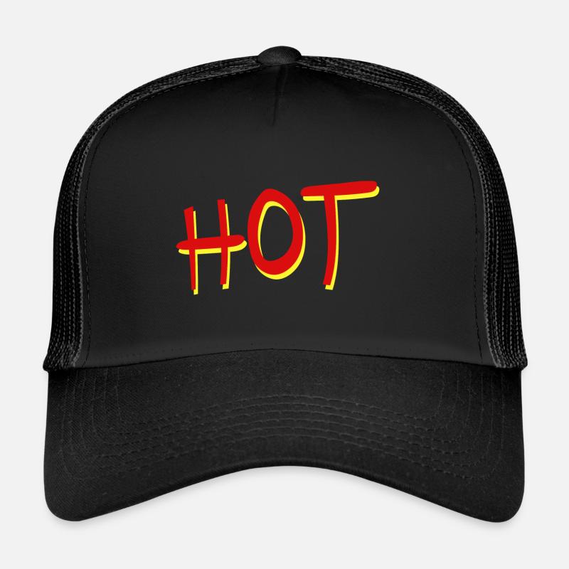 Hot - Trucker Cap - black/black