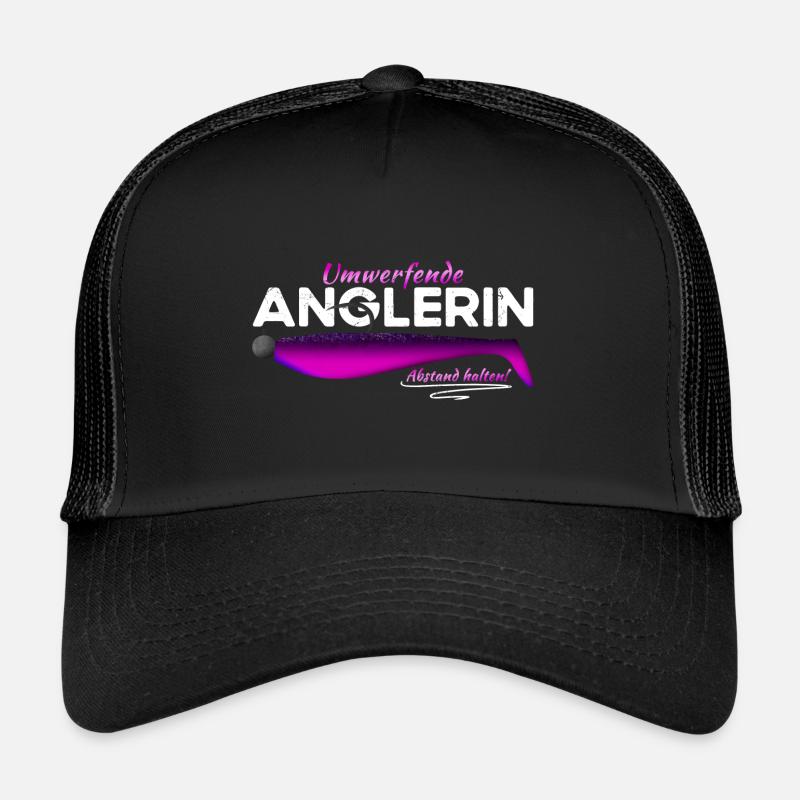 Umwerfende Anglerin Trucker Cap