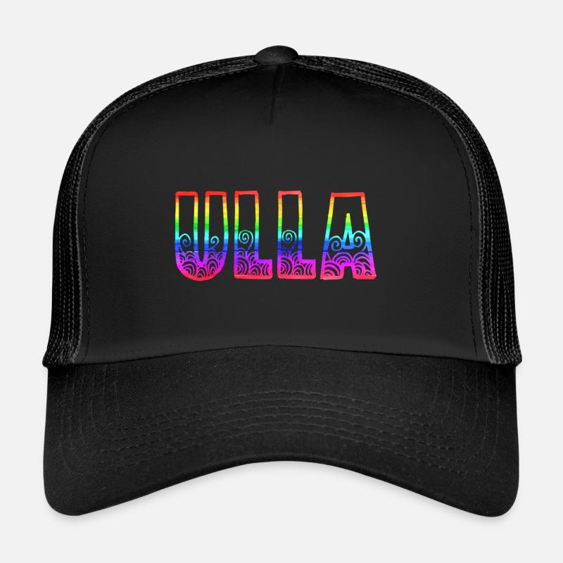 ulla rs arc-en-ciel Casquette trucker 