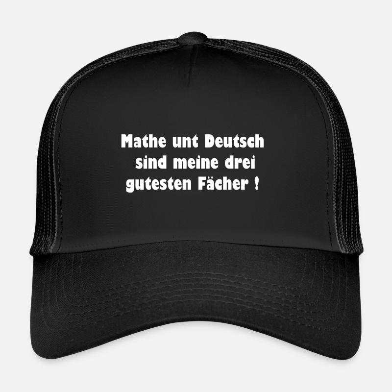 Mathe unt Deutsch ;-) Trucker Cap