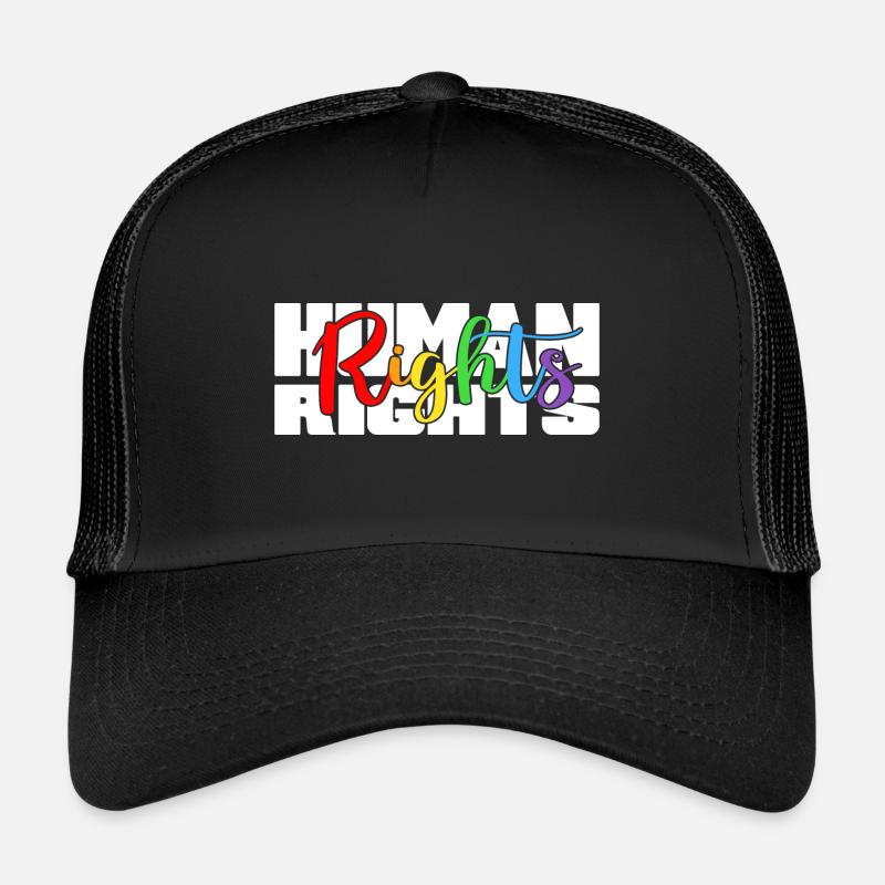 Human rights Rainbow for All Trucker Cap