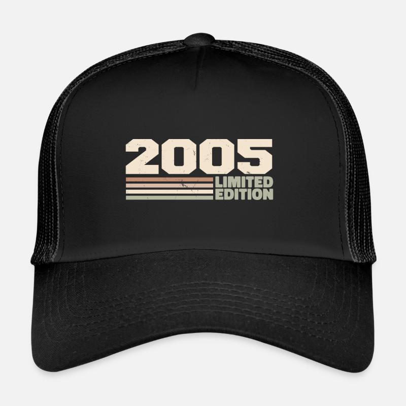 2005 Cadeau Anniversaire 2005 édition limitée 2005 Casquette trucker 