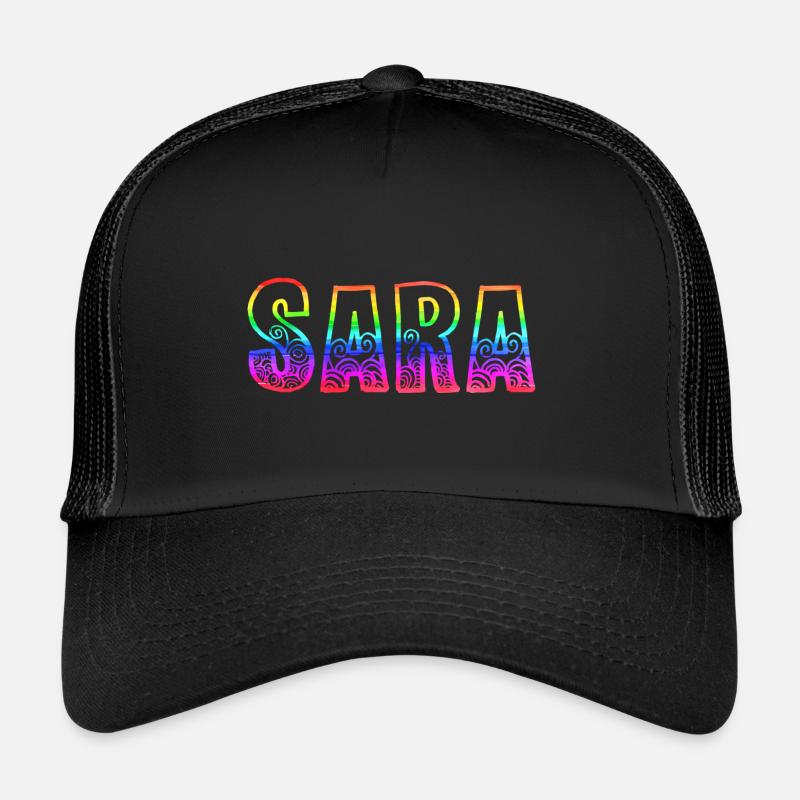 sara rs arc-en-ciel Casquette trucker 