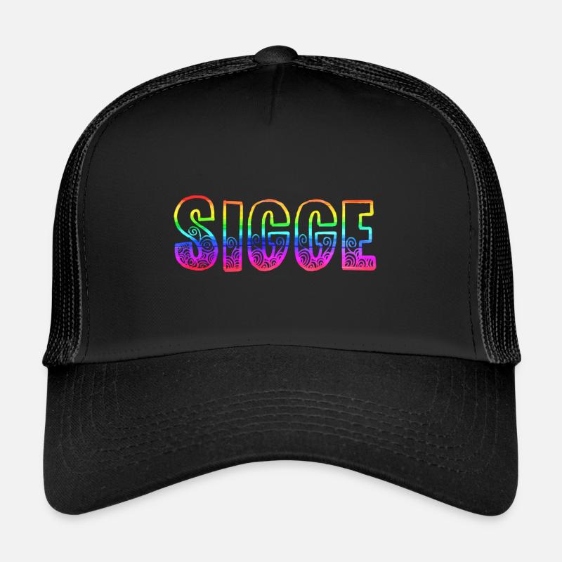 sigge rs arc-en-ciel Casquette trucker 