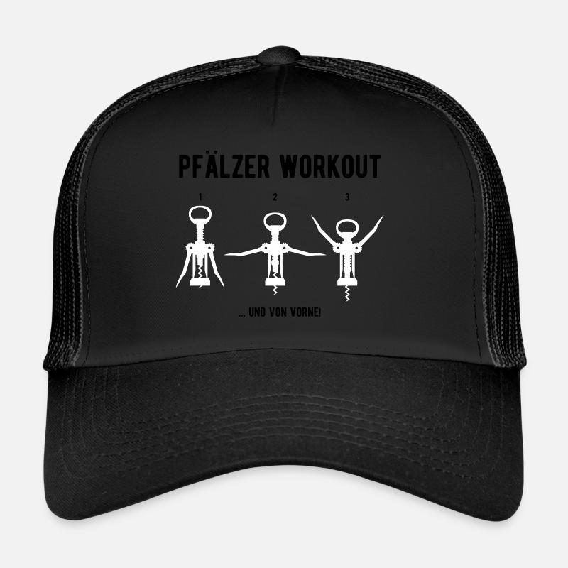 Pfälzer Workout / Workout-Shirt / Weekend / Wein Trucker Cap