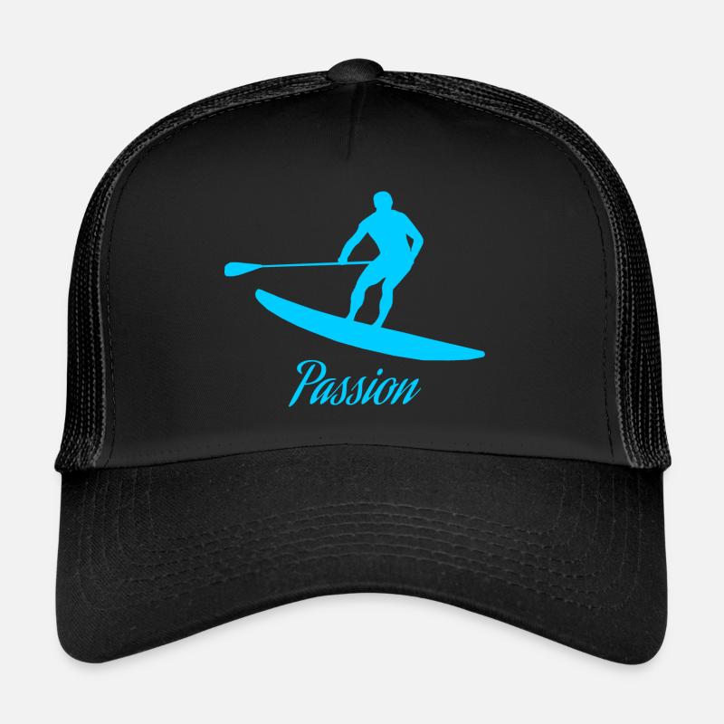 SUP - Casquette trucker  - noir/noir
