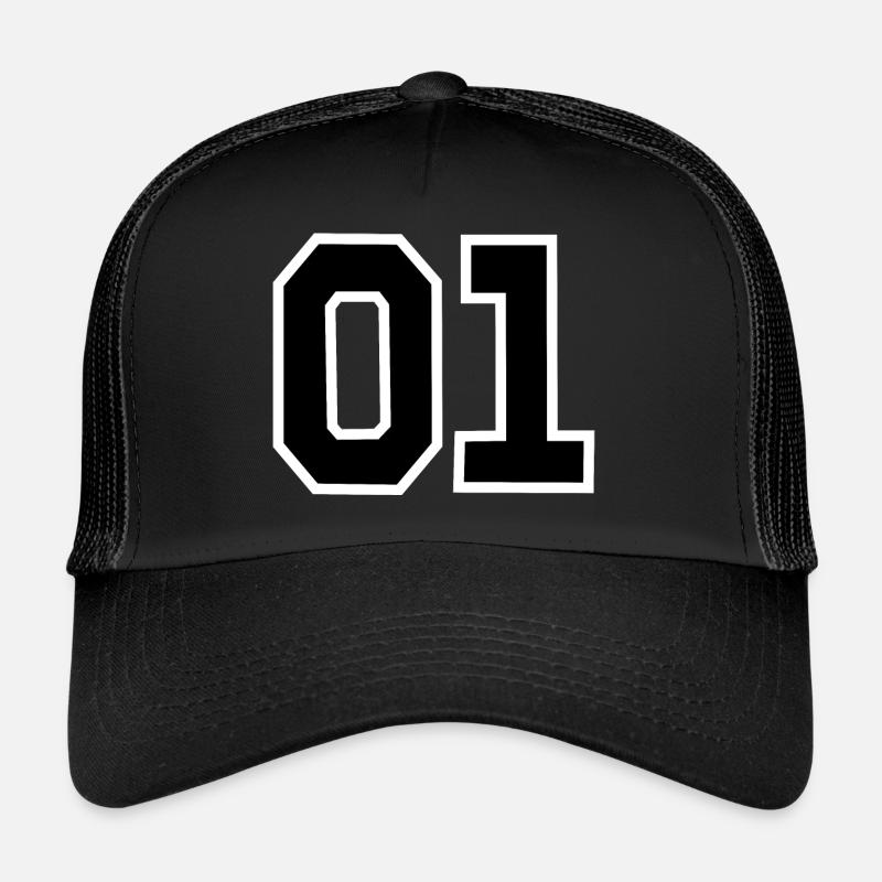 01 - Trucker Cap - Schwarz/Schwarz