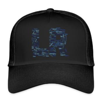 La Rochelle LR - Trucker Cap - black/black - Front
