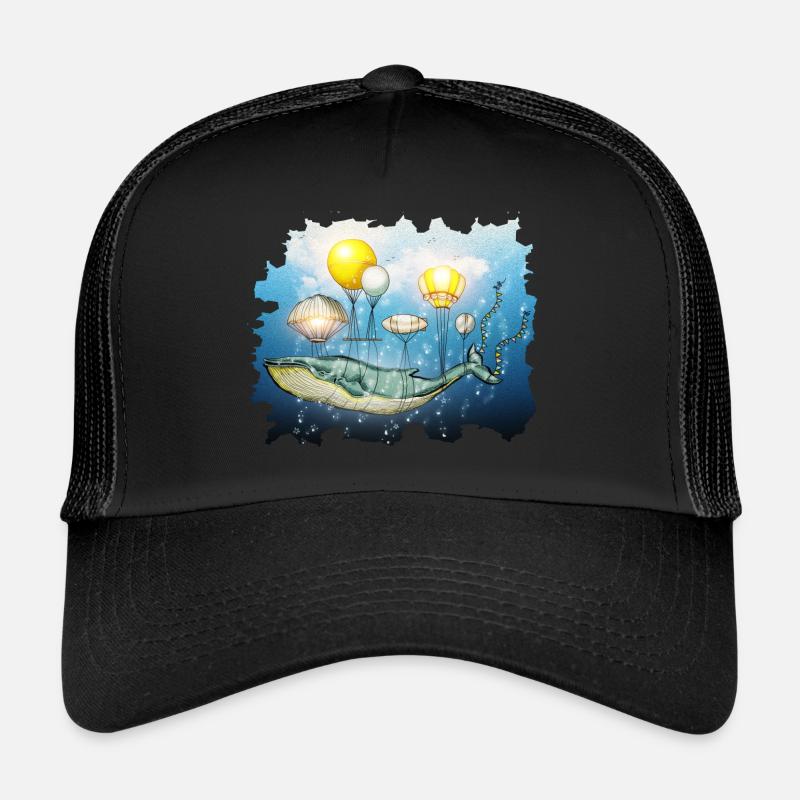 Wal, Fliegender Wal Trucker Cap