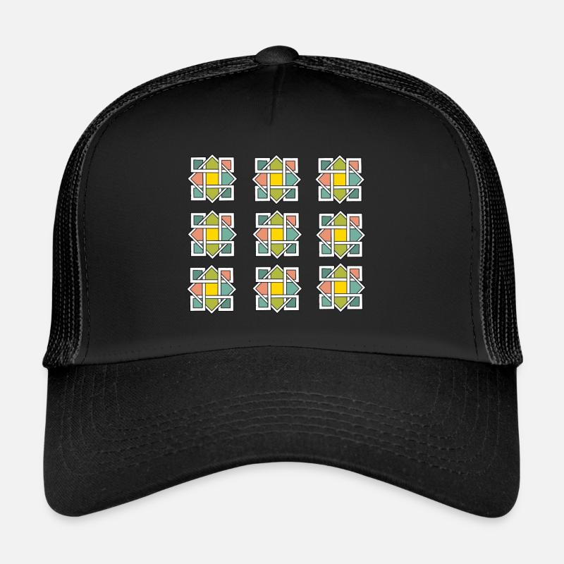 Geometrische Muster, Farbe Trucker Cap