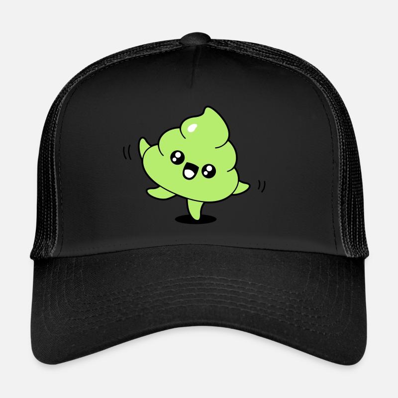 Emoji caca danse Casquette trucker 