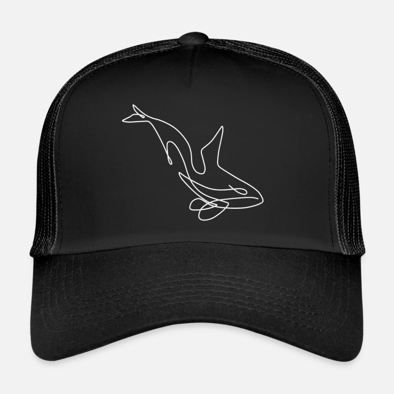 Orca - Casquette trucker  - noir/noir