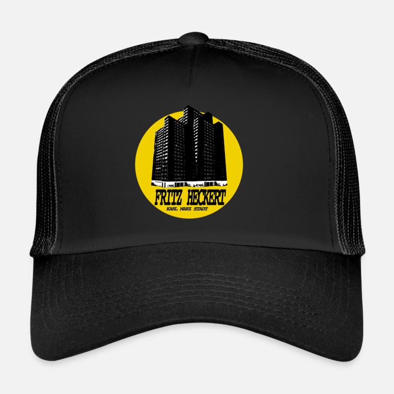 HECKERT GEBIET - Trucker Cap - Schwarz/Schwarz
