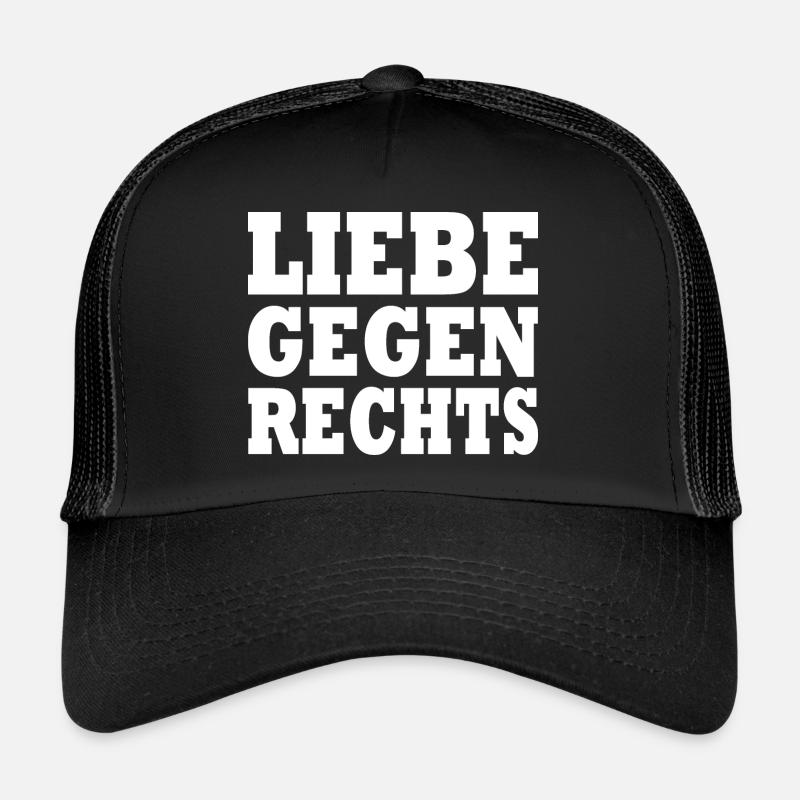Liebe gegen rechts Trucker Cap