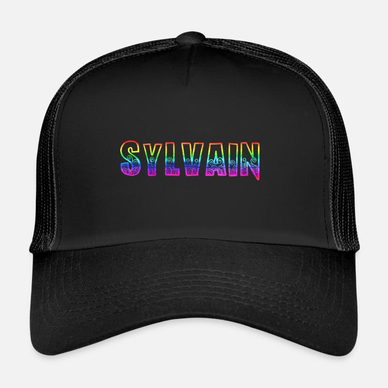 sylvain rs arc-en-ciel Casquette trucker 