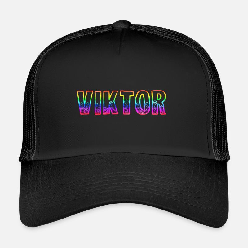 viktor rs arc-en-ciel Casquette trucker 