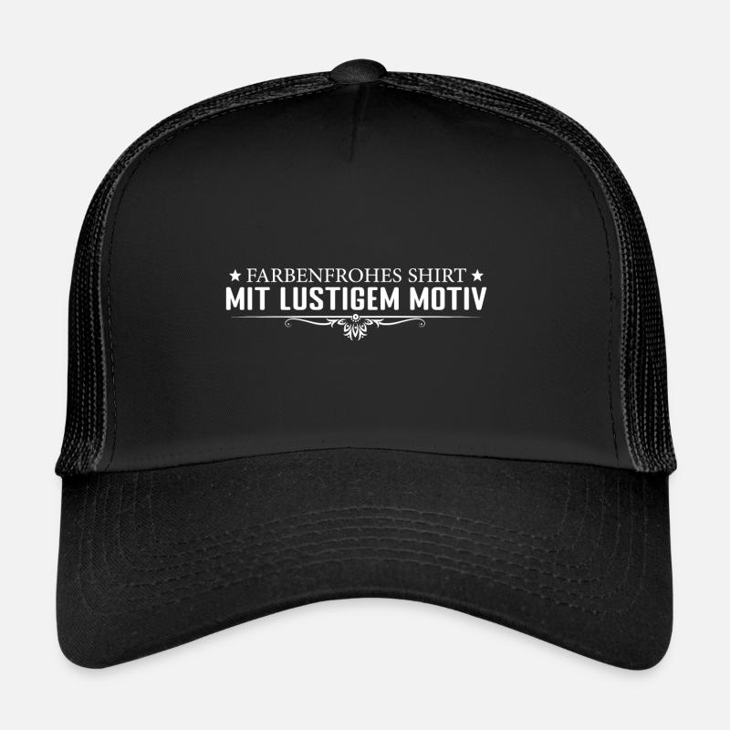 Coloré et amusant Casquette trucker 