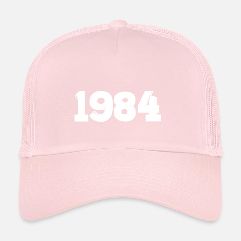 Année 1984 blanc Casquette trucker 