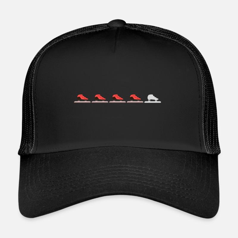 eisläufer shorttrack eisschnelllauf schlittschuh Trucker Cap