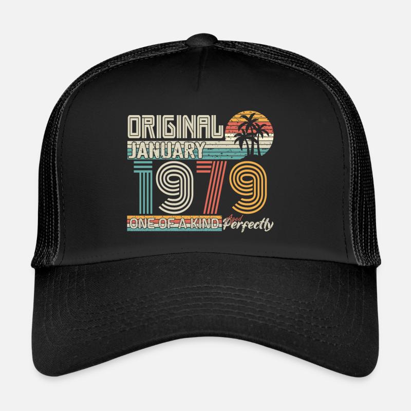Januar 1979 Geburtstag Januar 1979 Geschenk Trucker Cap