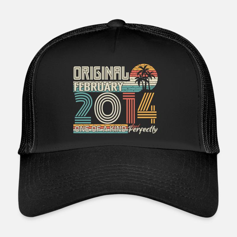 February 2014 Birthday February 2014 Gift Trucker Cap