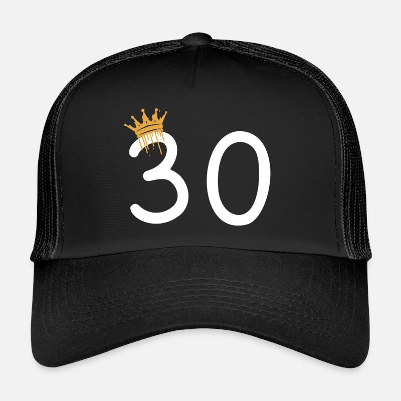 30 - Trucker Cap - black/black