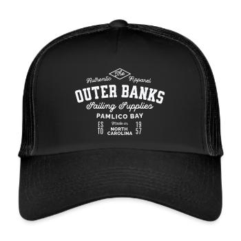 Outer Banks Segelzubehör - Trucker Cap - Schwarz/Schwarz - Vorne