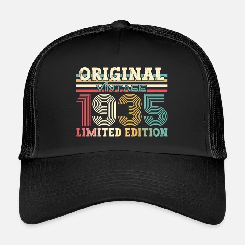 Original 1935 Millésime 1935 Anniversaire 1935 Casquette trucker 