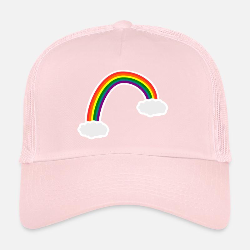 Nuages arc-en-ciel Casquette trucker 