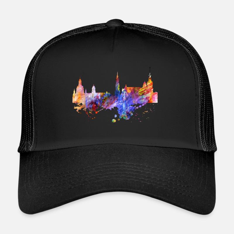 Skyline de Dresde Casquette trucker 