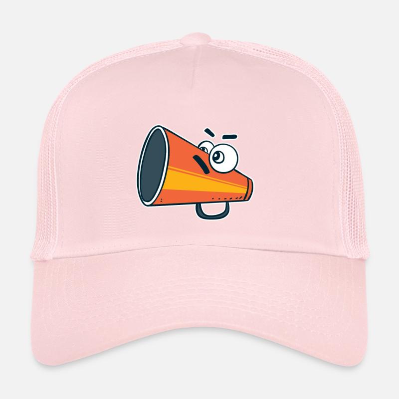 Embouchure de sac chuchoteur mégaphone Casquette trucker 