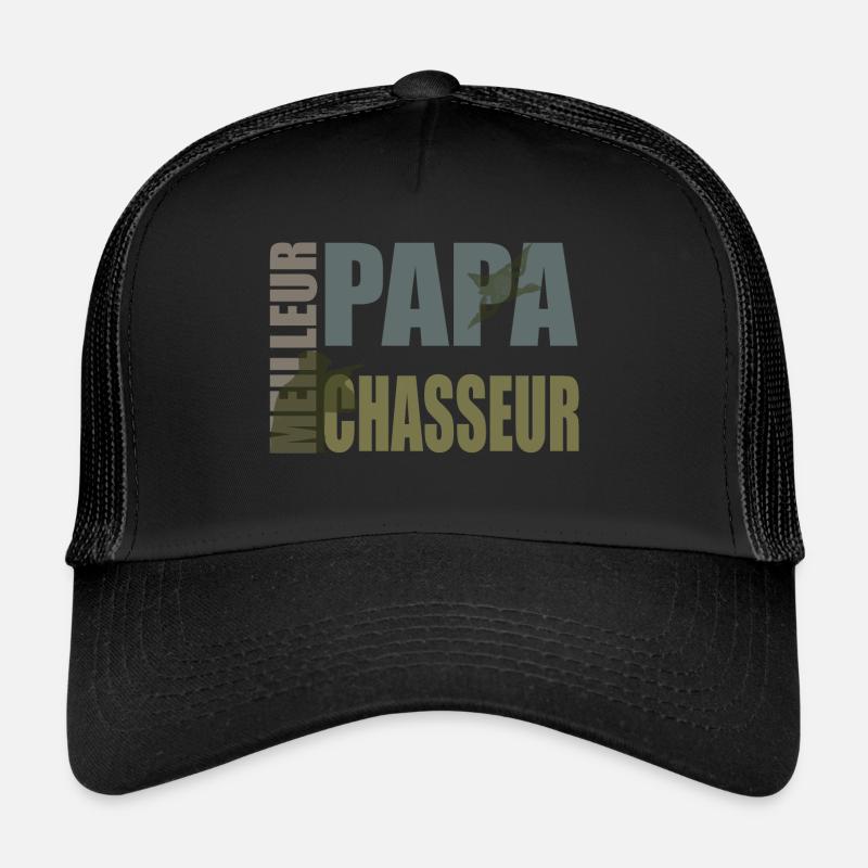Meilleur Papa Chasseur Cool Casquette trucker 