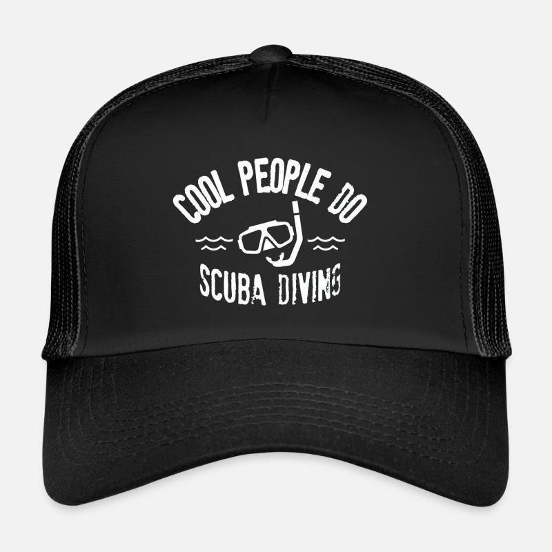 Coole Leute tauchen Trucker Cap