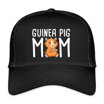 Cochon d’Inde Maman Maman Mère Cochon d’Inde - Casquette trucker  - noir/noir - Devant