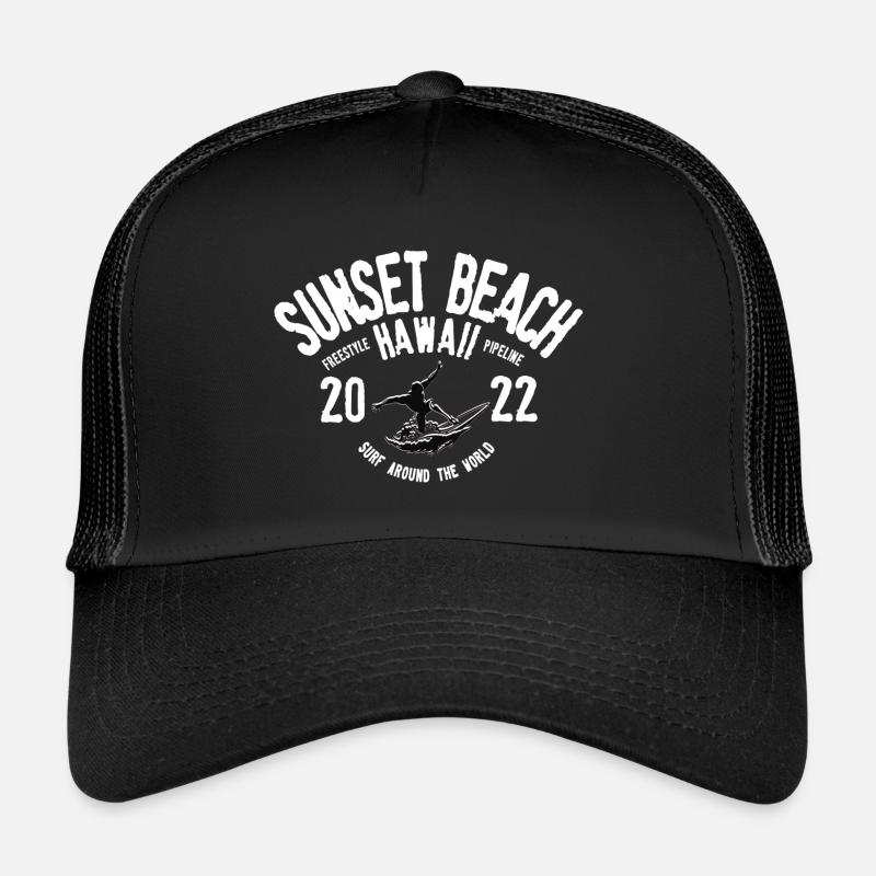 Sunset beach Hawaii Casquette trucker 