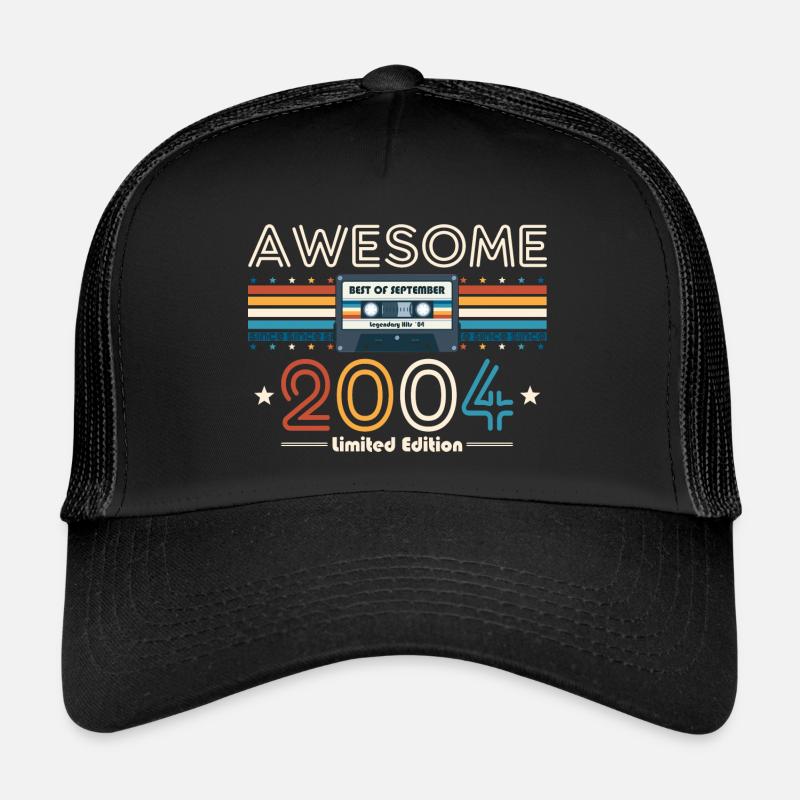 20ème Anniversaire Millésime Septembre 2004 Cassette 04 Casquette trucker 