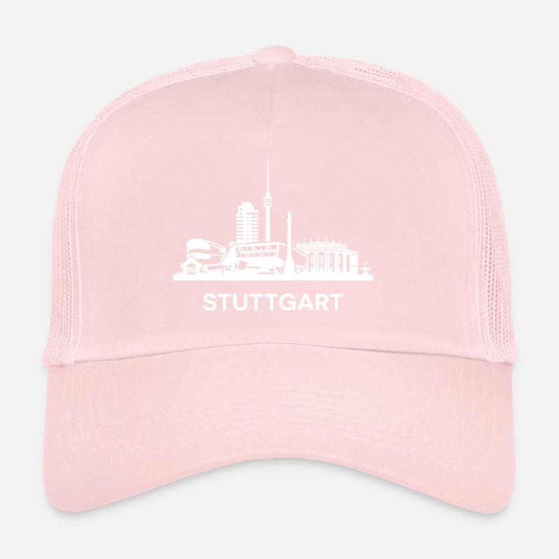 Stuttgart, weiß Trucker Cap