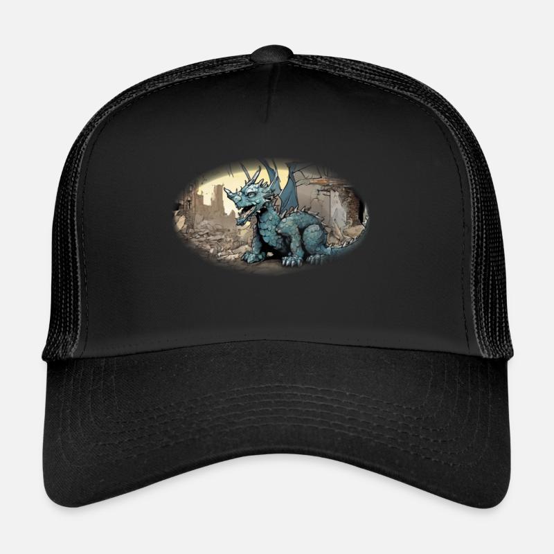 Müll Drache Trucker Cap