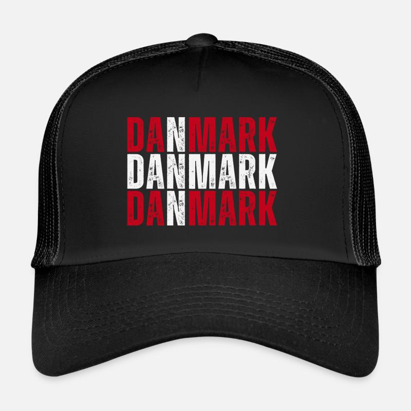 Drapeau du Danemark, fierté danoise Casquette trucker 