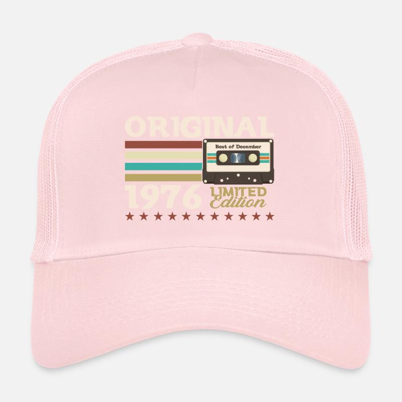 Cassette 47e anniversaire décembre 1976 Casquette trucker 