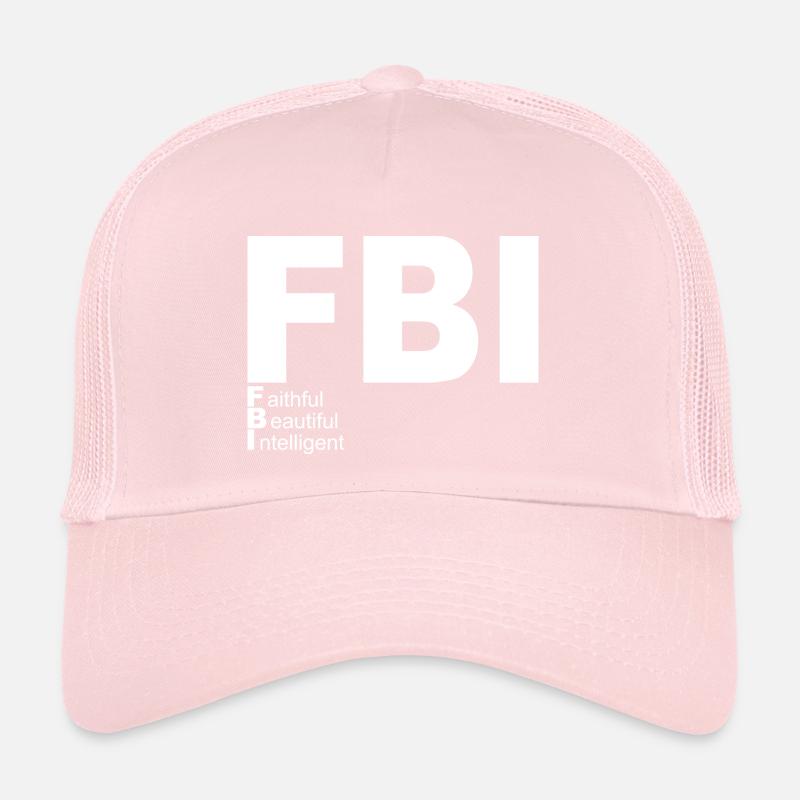 FBI Lustiger Satz Trucker Cap