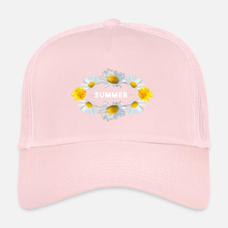 Summer flowers finally summer Trucker Cap