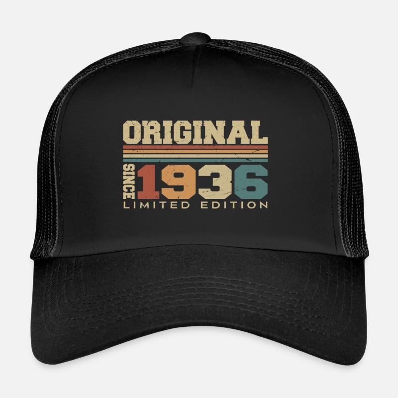 Original 1936 Retro Gift 88th Anniversary 1936 Trucker Cap