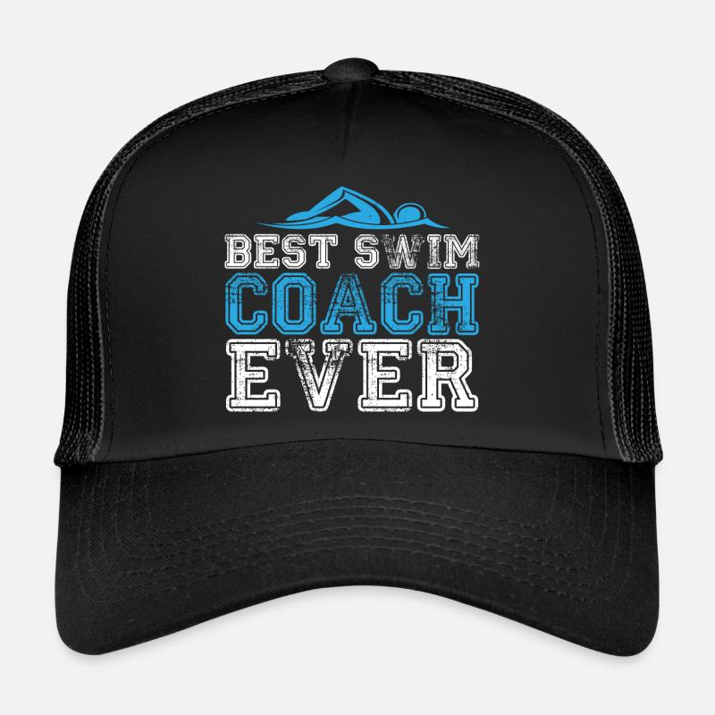 Swimming coach - Trucker Cap - black/black