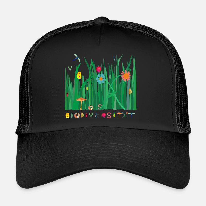 Prairie de biodiversité Casquette trucker 