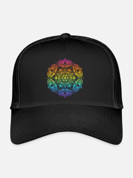 Mandala - Trucker Cap - black/black