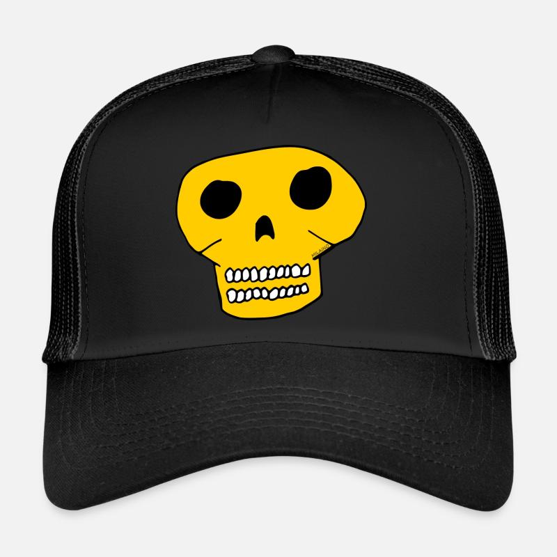 Skull - Skull - Trucker Cap - black/black